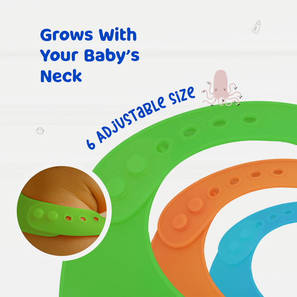 Easywash Silicon Bibs